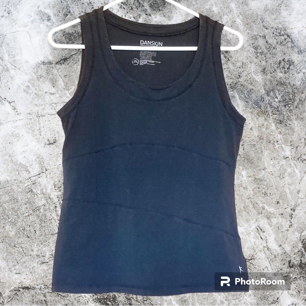 Danskin Now Gray Activewear Top - Ladies large